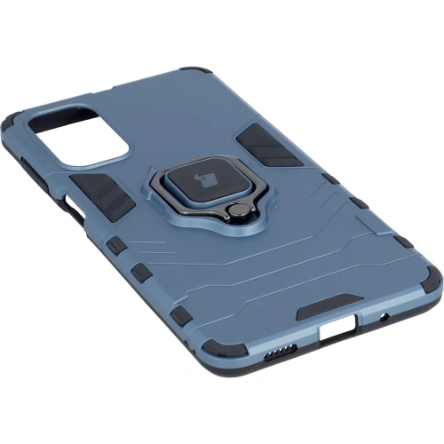 Etui Bizon Case Armor Ring do Samsung Galaxy M52 niebieskie
