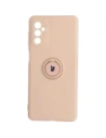 Bizon Case Silicone Ring Samsung Galaxy M52 light pink