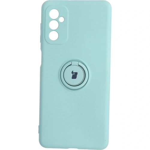 Etui Bizon Case Silicone Ring do Samsung Galaxy M52 turkusowe