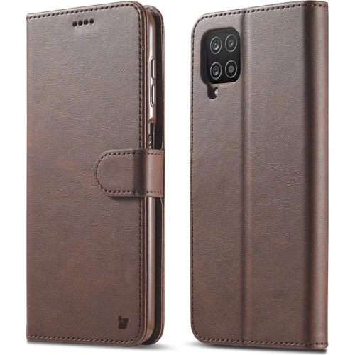 Etui Bizon Case Wallet do Samsung Galaxy M53 5G ciemnobrązowe