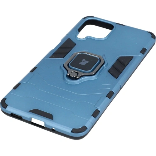 Etui Bizon Case Armor Ring do Samsung Galaxy M53 5G niebieskie