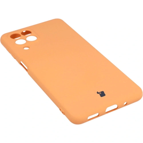 Etui Bizon Case Silicone do Samsung Galaxy M53 5G pomarańczowe