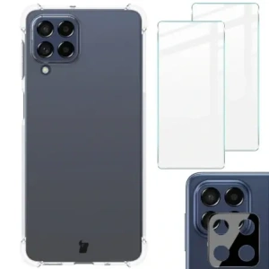 Hurtownia GSM - Bizon Case Clear Pack Hülle + 2x Displayschutzglas + Objektivglas Samsung Galaxy M53 5G klar - BIZ7640 - {ean13} - Hurt