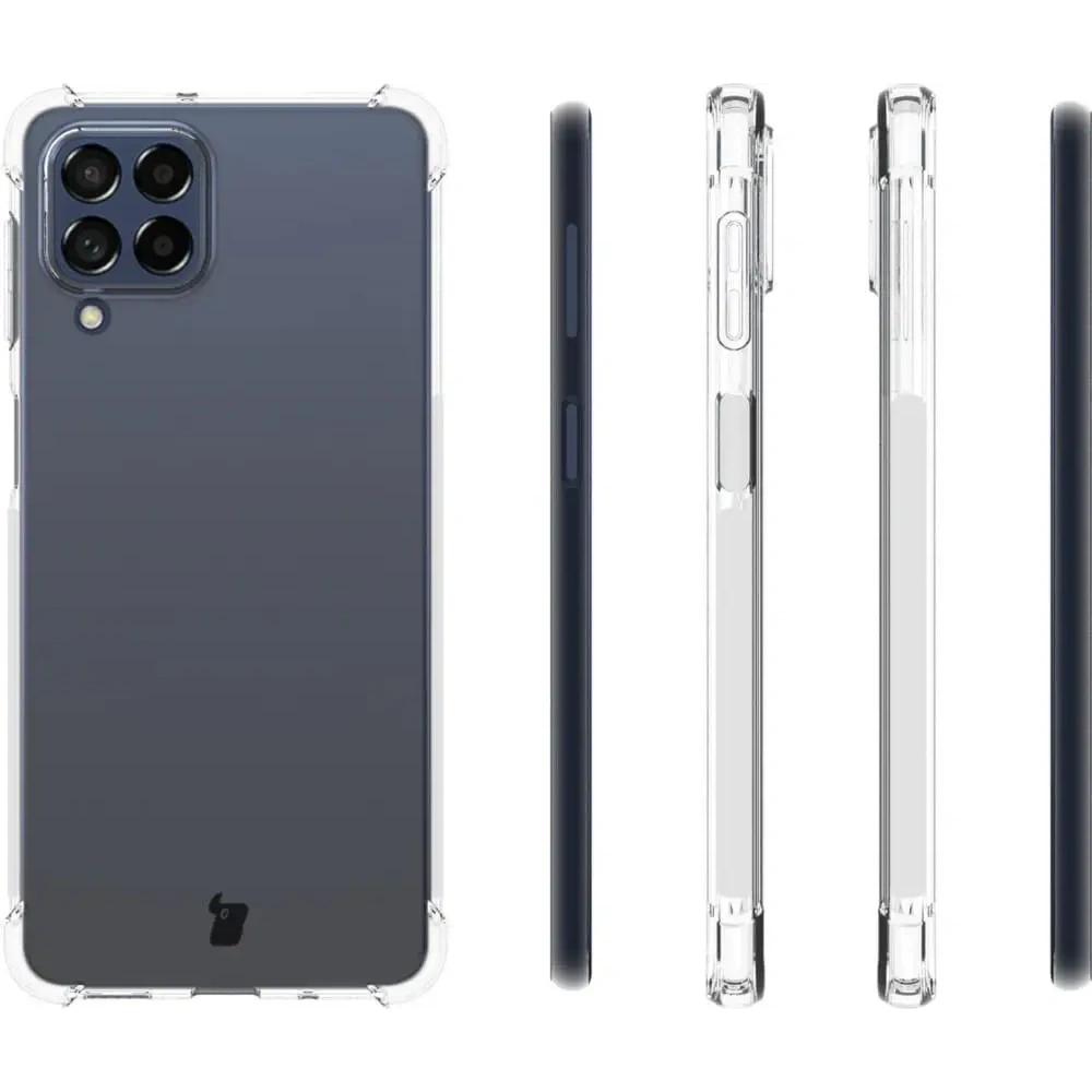 Hurtownia GSM - Bizon Case Clear Pack carcasă + 2x sticlă de protecție + sticlă pentru lentilă Samsung Galaxy M53 5G transparentă - BIZ7640 - {ean13} - Hurt