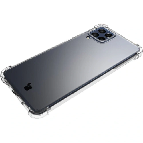 Etui + 2x szkło na ekran + szkło na obiektyw Bizon Case Clear Pack do Samsung Galaxy M53 5G przezroczyste