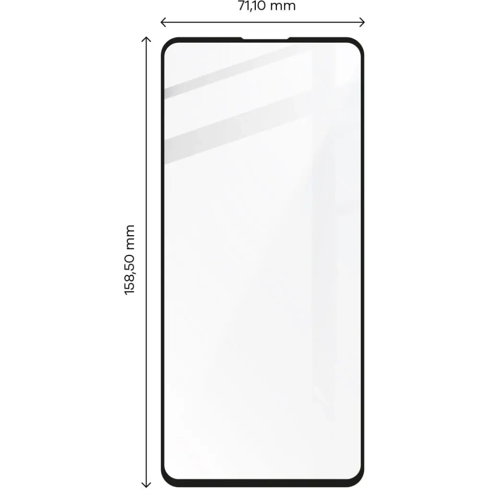 Hurtownia GSM - Bizon Glass Edge edzett üveg - [2 PACK] + lencsevédő Samsung Galaxy M53 5G fekete - BIZ1384 - {ean13} - Hurt