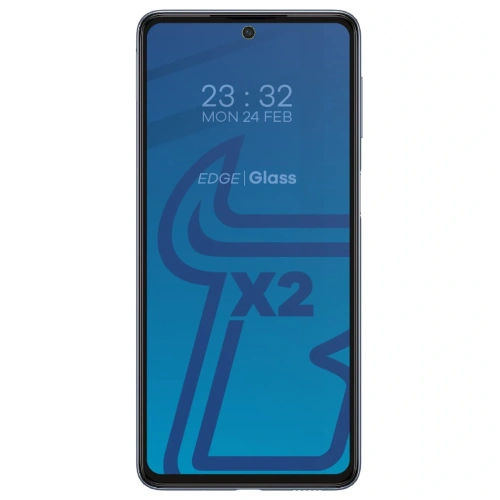 Szkło hartowane Bizon Glass Edge - [2 PACK] + ochrona na obiektyw Samsung Galaxy M53 5G