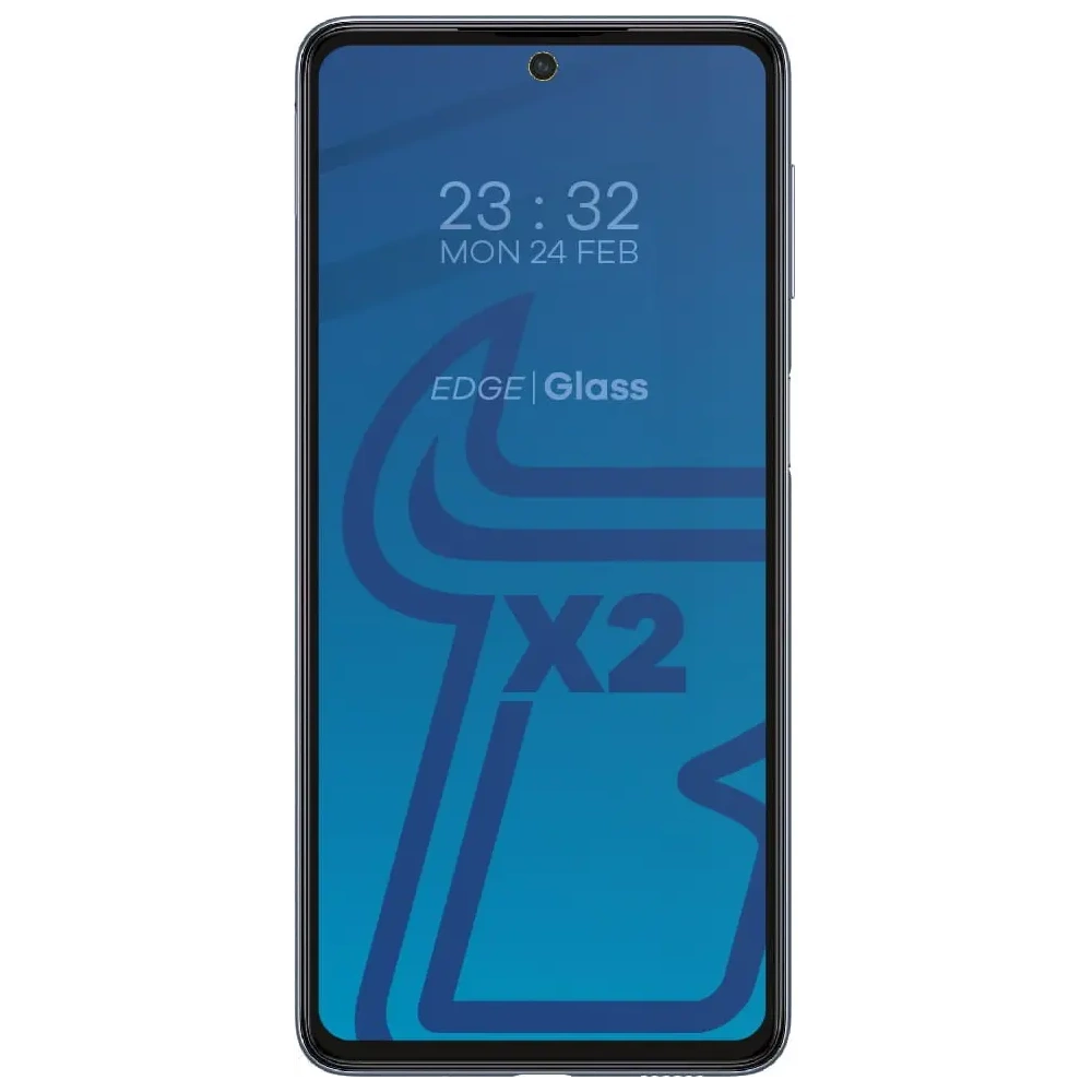 Hurtownia GSM - Bizon Glass Edge edzett üveg - [2 PACK] + lencsevédő Samsung Galaxy M53 5G fekete - BIZ1384 - {ean13} - Hurt