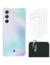 Wholesale Bizon Case Clear Pack case + 2x screen glass + lens glass Samsung Galaxy M54 5G clear - BIZ7649 - {ean13} - Hurt