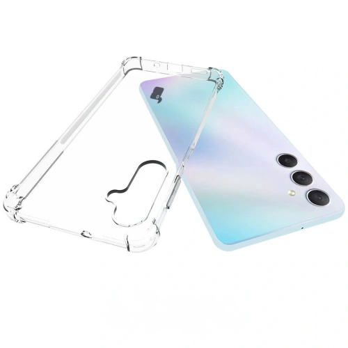 Etui + 2x szkło na ekran + szkło na obiektyw Bizon Case Clear Pack do Samsung Galaxy M54 5G przezroczyste