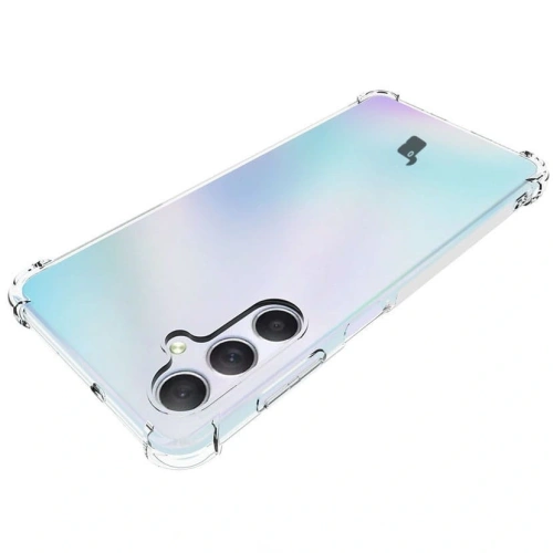 Etui + 2x szkło na ekran + szkło na obiektyw Bizon Case Clear Pack do Samsung Galaxy M54 5G przezroczyste