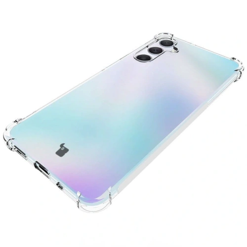 Etui + 2x szkło na ekran + szkło na obiektyw Bizon Case Clear Pack do Samsung Galaxy M54 5G przezroczyste