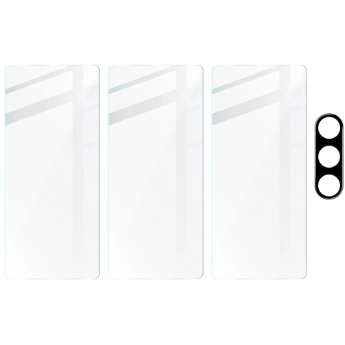 3x Szkło na ekran + szkło na aparat BIZON Clear 2 Pack do Samsung Galaxy M54 5G