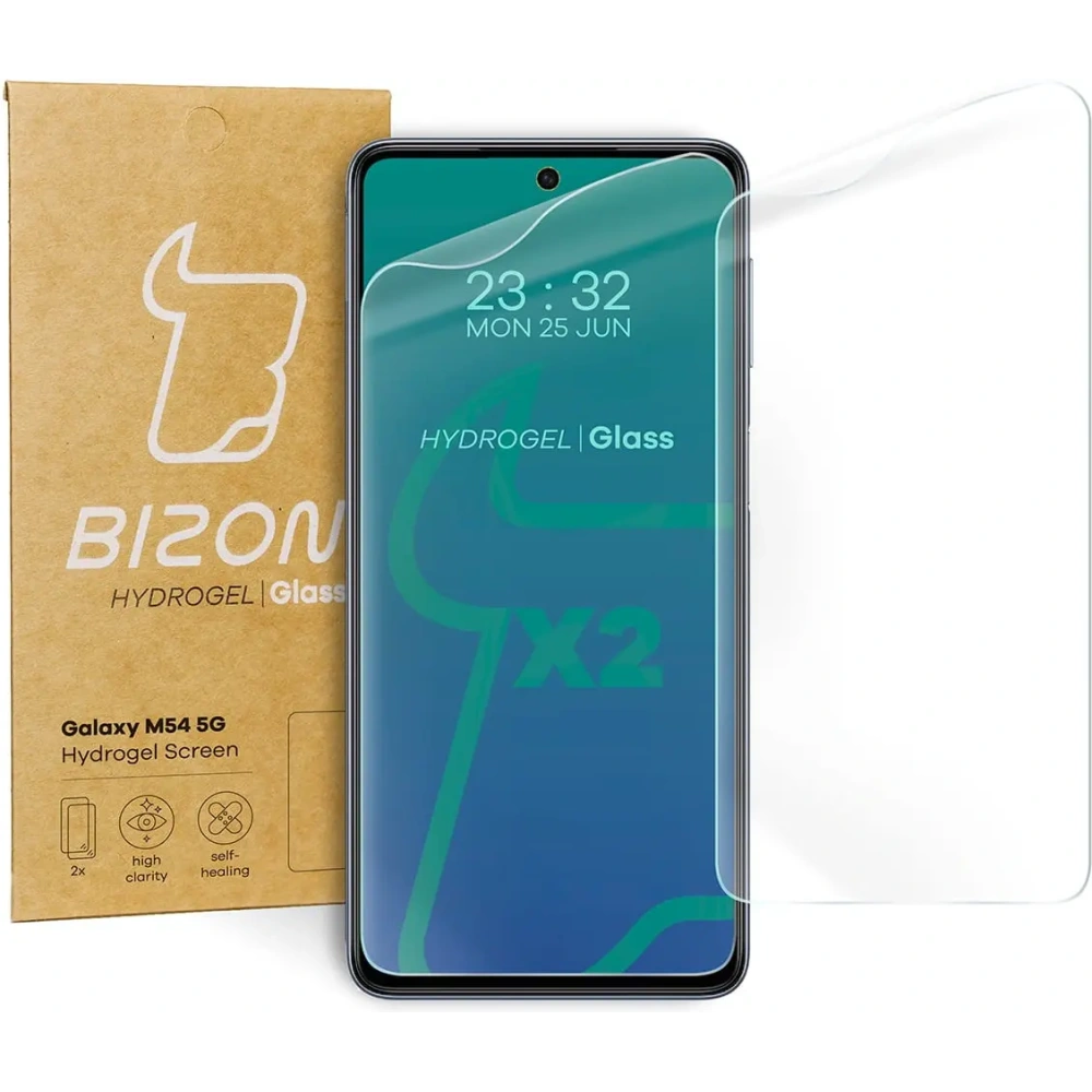 Hurtownia GSM - Folia hydrożelowa na ekran Bizon Glass Hydrogel do Samsung Galaxy M54 5G [2 PACK] - BIZ7655 - {ean13} - Hurt