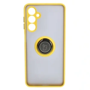 Hurtownia GSM - Bizon Case Hybrid Ring Samsung Galaxy M54 5G fumuriu cu un cadru galben - BIZ1409 - {ean13} - Hurt