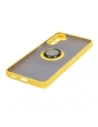 Wholesale Bizon Case Hybrid Ring Samsung Galaxy M54 5G smoky with a yellow frame - BIZ1409 - {ean13} - Hurt