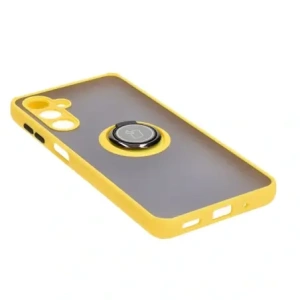 Hurtownia GSM - Bizon Case Hybrid Ring Samsung Galaxy M54 5G fumuriu cu un cadru galben - BIZ1409 - {ean13} - Hurt