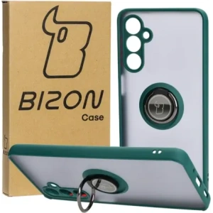 Hurtownia GSM - Bizon Case Hybrid Ring Samsung Galaxy M54 5G fumurie cu un cadru verde închis - BIZ7662 - {ean13} - Hurt