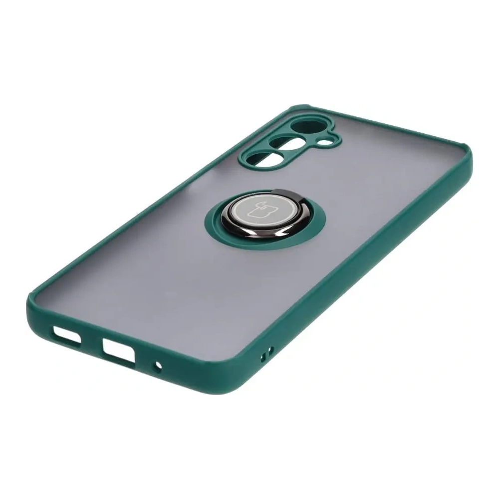 Hurtownia GSM - Bizon Case Hybrid Ring Samsung Galaxy M54 5G fumurie cu un cadru verde închis - BIZ7662 - {ean13} - Hurt