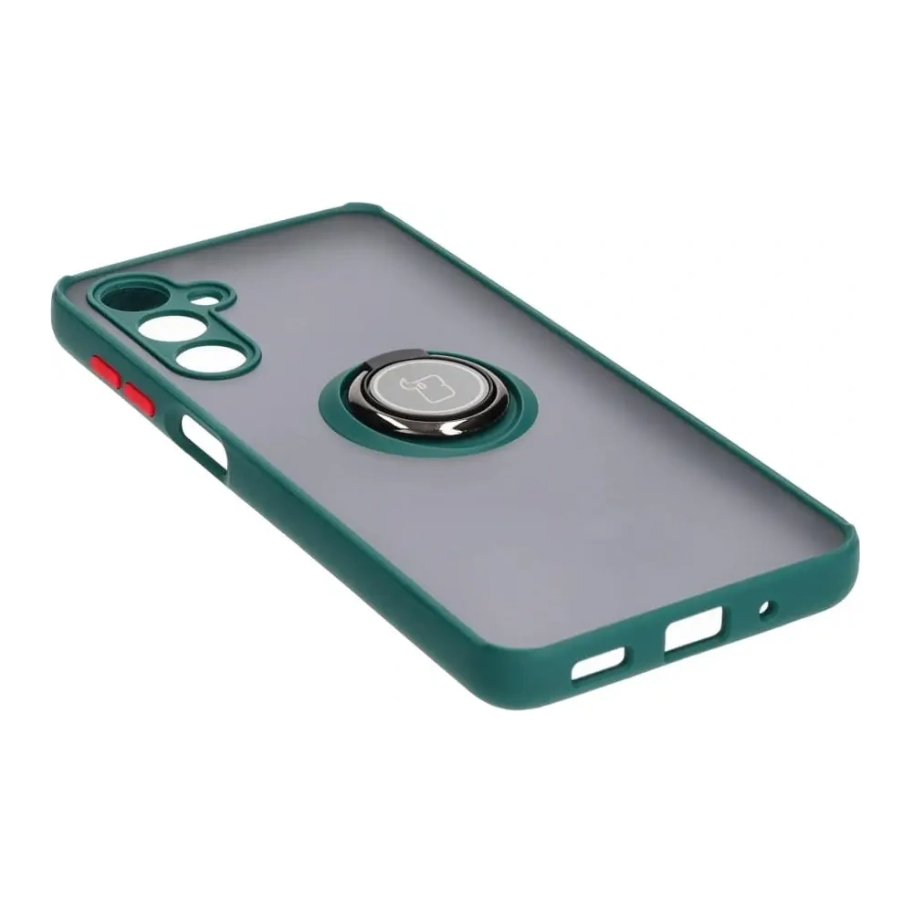 Hurtownia GSM - Bizon Case Hybrid Ring Samsung Galaxy M54 5G fumurie cu un cadru verde închis - BIZ7662 - {ean13} - Hurt