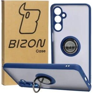 Hurtownia GSM - Bizon Case Hybrid Ring Samsung Galaxy M54 5G fumuriu cu un cadru albastru închis - BIZ7663 - {ean13} - Hurt