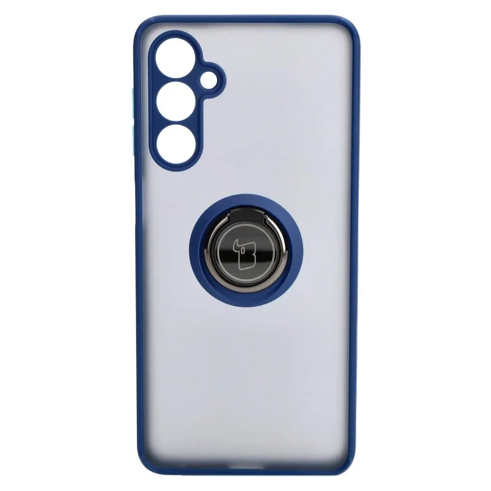 Hurtownia GSM - Bizon Case Hybrid Ring Samsung Galaxy M54 5G fumuriu cu un cadru albastru închis - BIZ7663 - {ean13} - Hurt