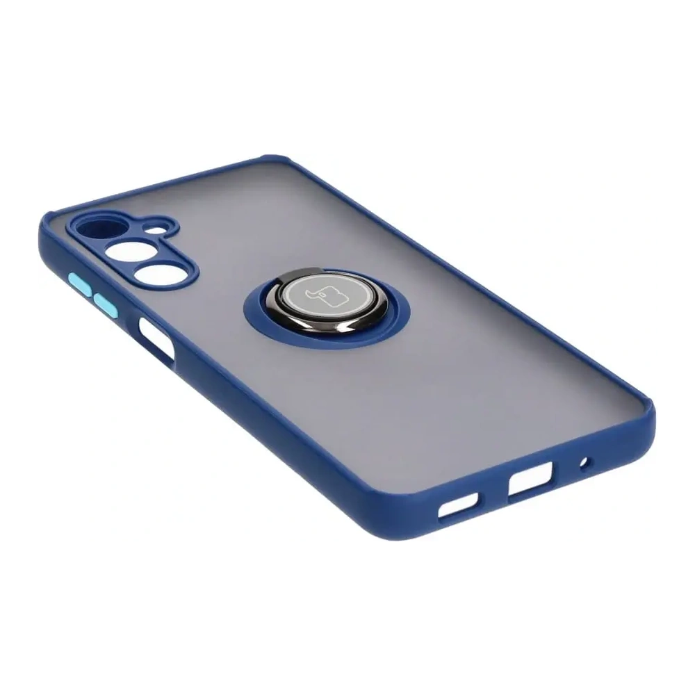 Hurtownia GSM - Bizon Case Hybrid Ring Samsung Galaxy M54 5G fumuriu cu un cadru albastru închis - BIZ7663 - {ean13} - Hurt