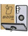 Bizon Case Hybrid Ring Samsung Galaxy M54 5G fumuriu cu un cadru negru