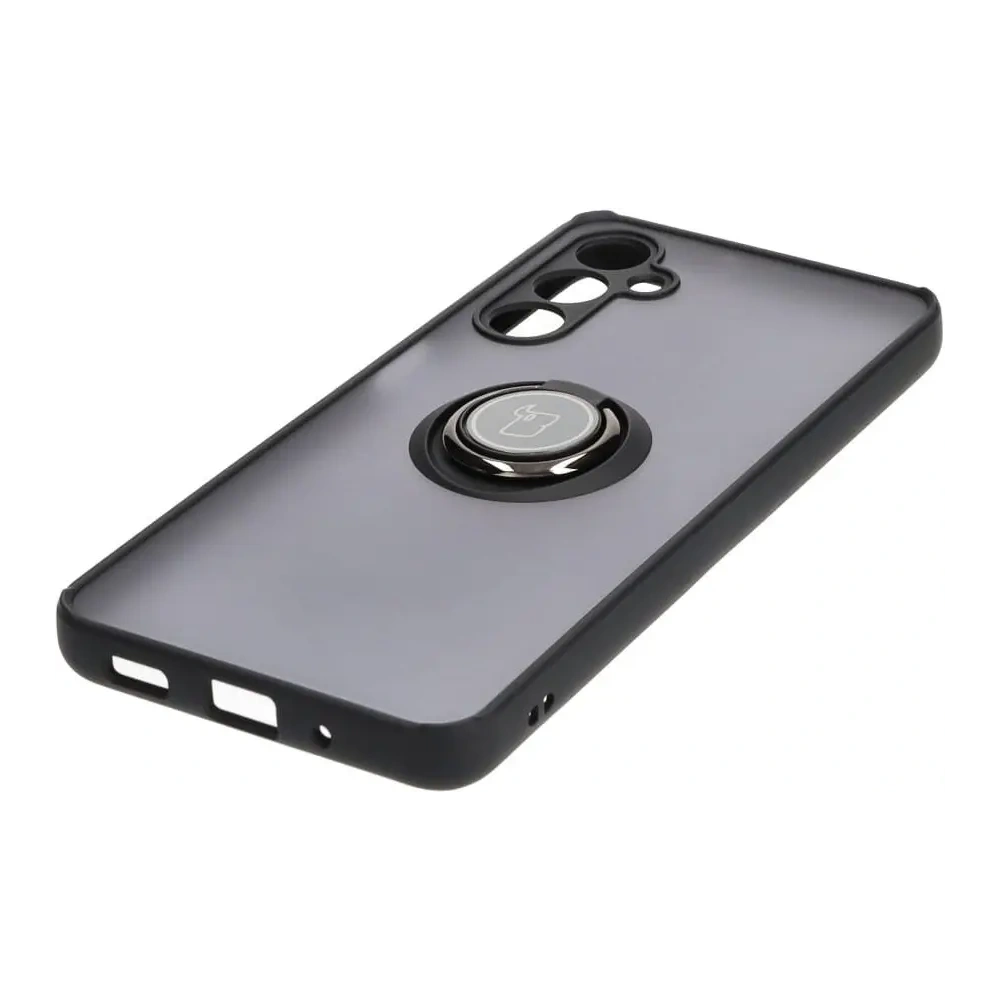 Hurtownia GSM - Bizon Case Hybrid Ring Samsung Galaxy M54 5G fumuriu cu un cadru negru - BIZ7664 - {ean13} - Hurt