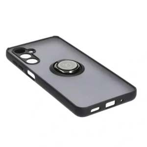Hurtownia GSM - Etui z uchwytem na palec Bizon Case Hybrid Ring do Galaxy M54 5G, przydymione z czarną ramką - BIZ7664 - {ean13} - Hurt