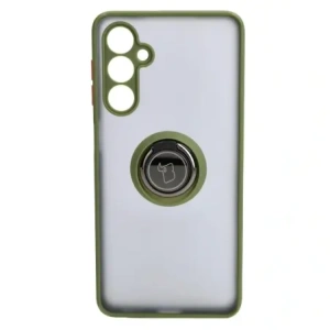 Hurtownia GSM - Bizon Case Hybrid Ring Samsung Galaxy M54 5G fumuriu cu un cadru verde - BIZ7665 - {ean13} - Hurt