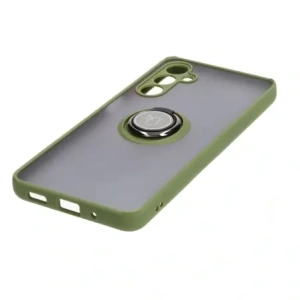 Hurtownia GSM - Bizon Case Hybrid Ring Samsung Galaxy M54 5G fumuriu cu un cadru verde - BIZ7665 - {ean13} - Hurt