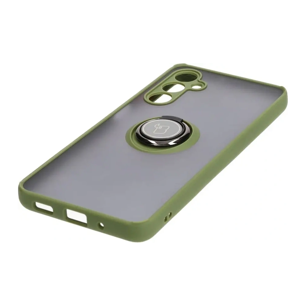 Hurtownia GSM - Bizon Case Hybrid Ring Samsung Galaxy M54 5G fumuriu cu un cadru verde - BIZ7665 - {ean13} - Hurt