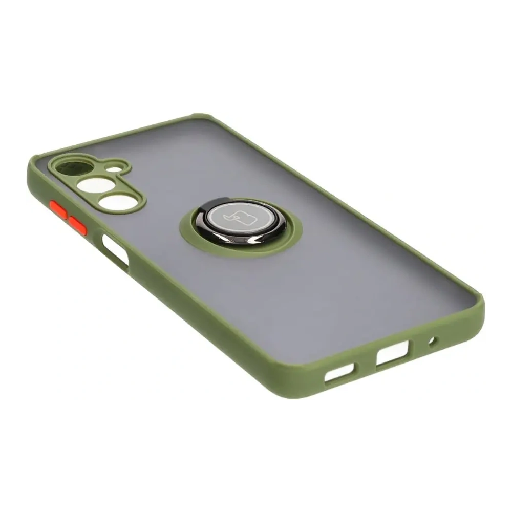 Hurtownia GSM - Bizon Case Hybrid Ring Samsung Galaxy M54 5G fumuriu cu un cadru verde - BIZ7665 - {ean13} - Hurt