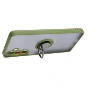 Hurtownia GSM - Bizon Case Hybrid Ring Samsung Galaxy M54 5G fumuriu cu un cadru verde - BIZ7665 - {ean13} - Hurt