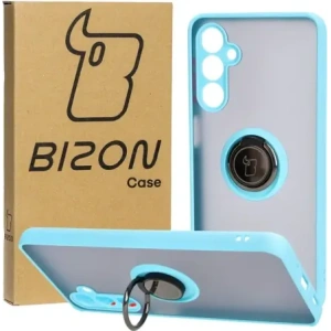 Hurtownia GSM - Bizon Case Hybrid Ring Samsung Galaxy M54 5G fumurie cu un cadru bleu deschis - BIZ7666 - {ean13} - Hurt