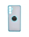 Hurtownia GSM - Bizon Case Hybrid Ring Samsung Galaxy M54 5G fumurie cu un cadru bleu deschis - BIZ7666 - {ean13} - Hurt