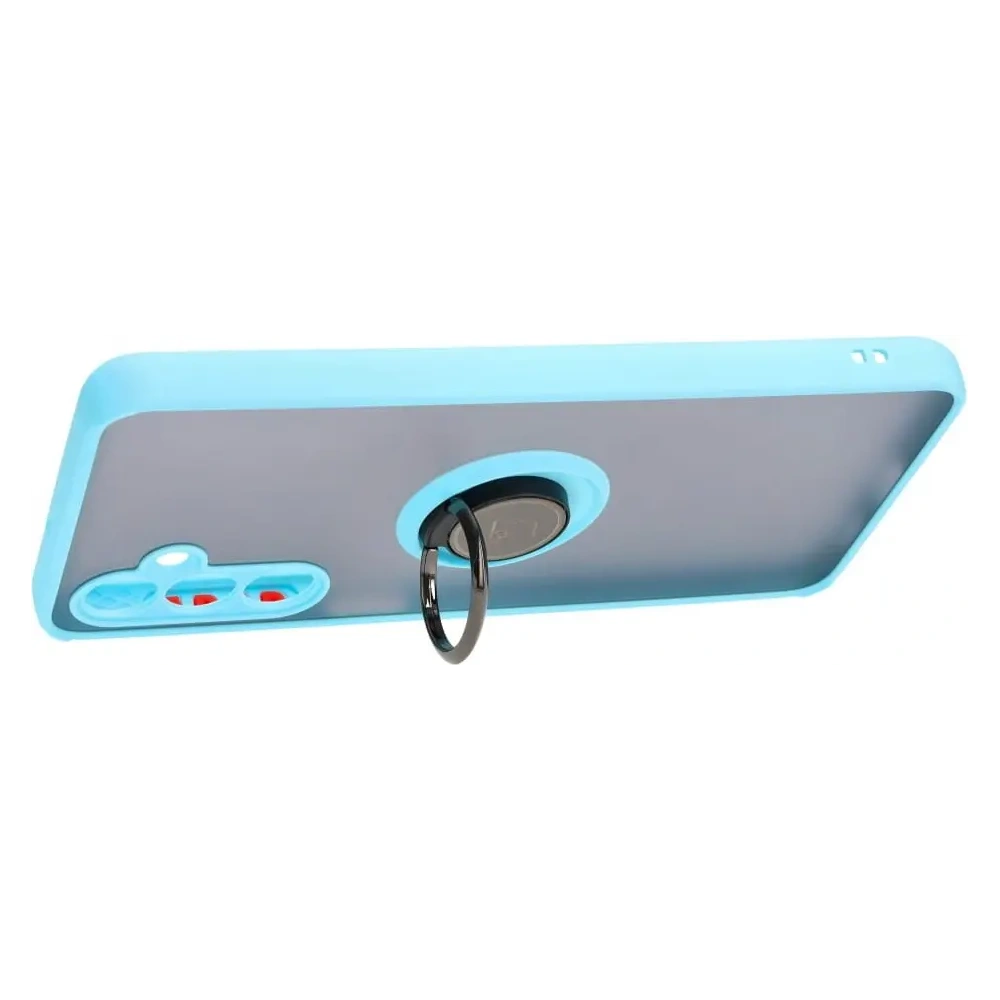 Hurtownia GSM - Bizon Case Hybrid Ring Samsung Galaxy M54 5G fumurie cu un cadru bleu deschis - BIZ7666 - {ean13} - Hurt