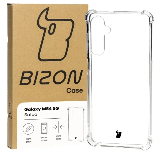 Elastyczne etui Bizon Case Salpa do Samsung Galaxy M54 5G przezroczyste