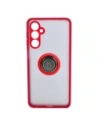 Hurtownia GSM - Bizon Case Hybrid Ring Samsung Galaxy M54 5G fumuriu cu un cadru roșu - BIZ7668 - {ean13} - Hurt