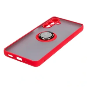 Hurtownia GSM - Bizon Case Hybrid Ring Samsung Galaxy M54 5G fumuriu cu un cadru roșu - BIZ7668 - {ean13} - Hurt