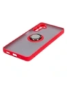 Hurtownia GSM - Bizon Case Hybrid Ring Samsung Galaxy M54 5G fumuriu cu un cadru roșu - BIZ7668 - {ean13} - Hurt