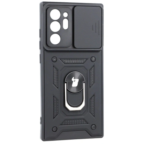Etui Bizon Case CamShield Ring do Samsung Galaxy Note 20 Ultra czarne