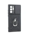 Etui Bizon Case CamShield Ring do Samsung Galaxy Note 20 Ultra czarne