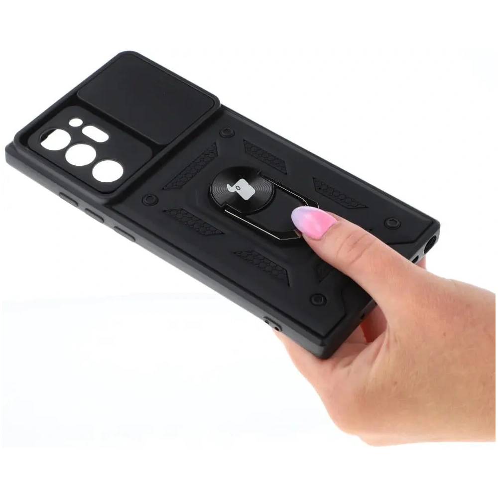 Hurtownia GSM - Etui Bizon Case CamShield Ring do Samsung Galaxy Note 20 Ultra czarne - BIZ7670 - {ean13} - Hurt