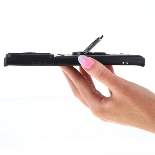 Etui Bizon Case CamShield Ring do Samsung Galaxy Note 20 Ultra czarne