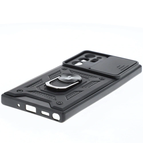 Etui Bizon Case CamShield Ring do Samsung Galaxy Note 20 Ultra czarne