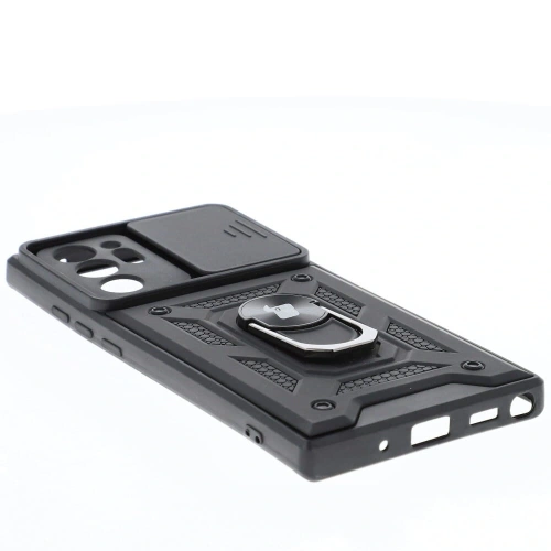 Etui Bizon Case CamShield Ring do Samsung Galaxy Note 20 Ultra czarne