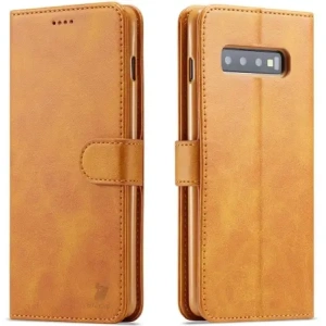 Hurtownia GSM - Etui Bizon Case Wallet do Samsung Galaxy S10e jasnobrązowe - BIZ7672 - {ean13} - Hurt
