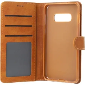 Hurtownia GSM - Etui Bizon Case Wallet do Samsung Galaxy S10e jasnobrązowe - BIZ7672 - {ean13} - Hurt